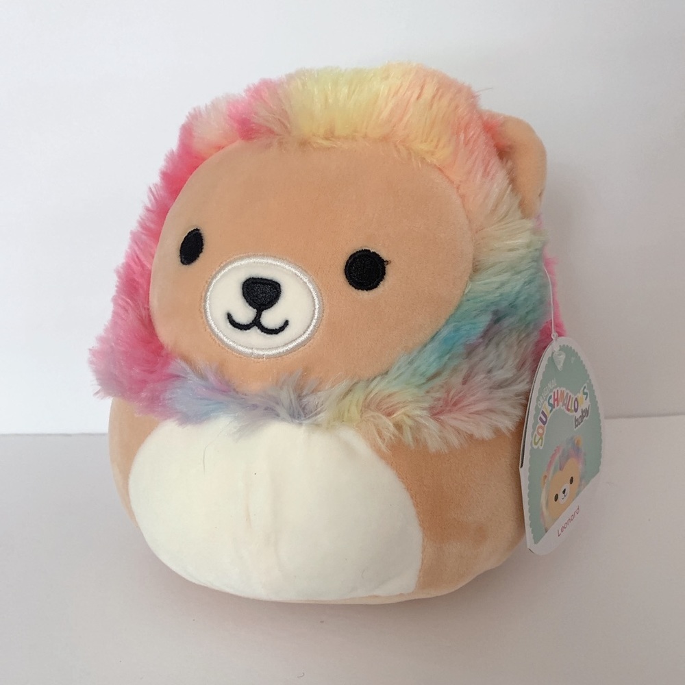 Squishmallows Baby Aldi 7” Leonard the Lion NWT 2021 Edition